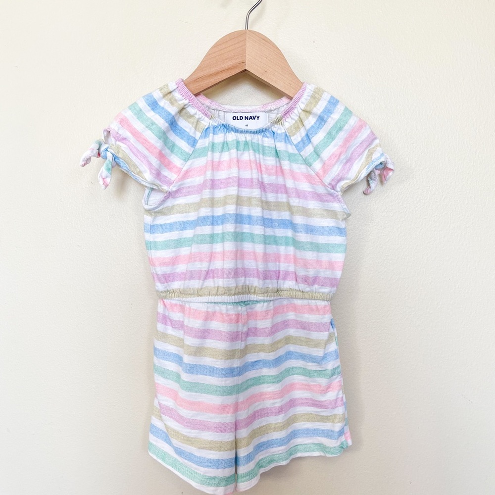 Old Navy | Toddler Girl Romper Stripes Size 4T
